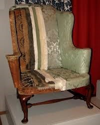 Image of armchair in Dongal during reupholstering process by Ardara Upholstery & Craft Products, furniture upholstering in Donegal is available from Ardara Upholstery & Craft Products